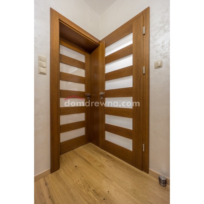 Drzwi drewniane dębowe