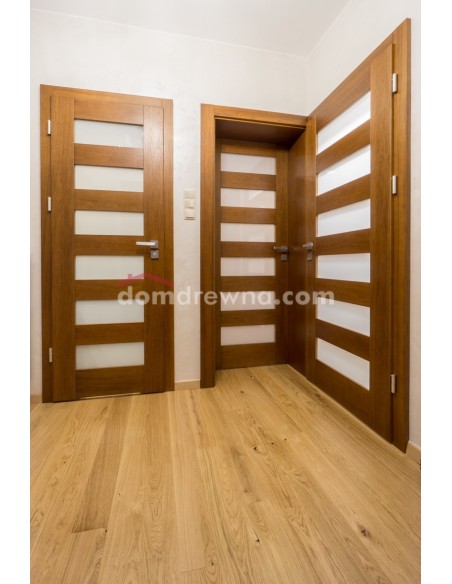 Drzwi drewniane dębowe