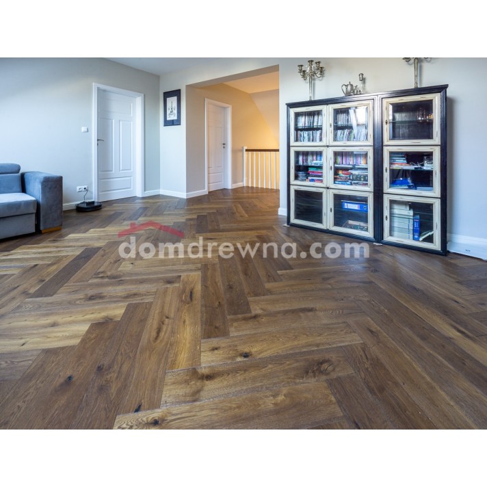 domdrewna.com - Jodełka dąb wędzony