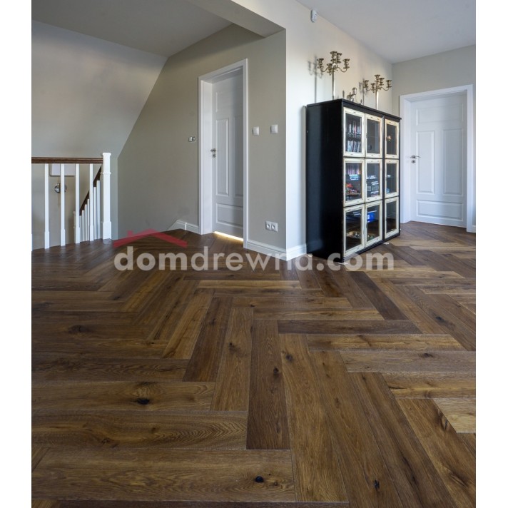 domdrewna.com - Jodełka dąb wędzony