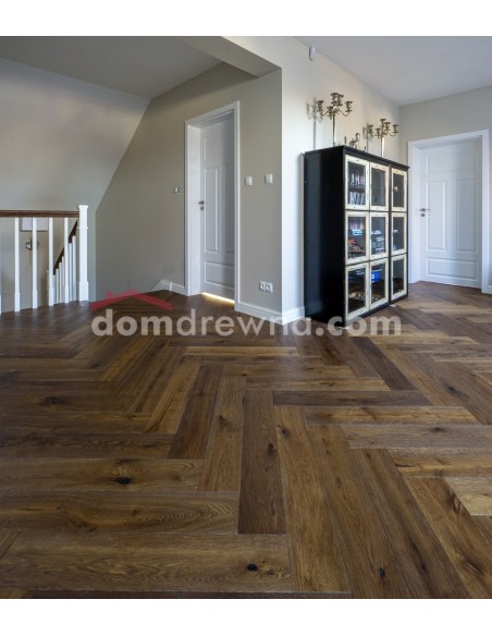 domdrewna.com - Jodełka dąb wędzony