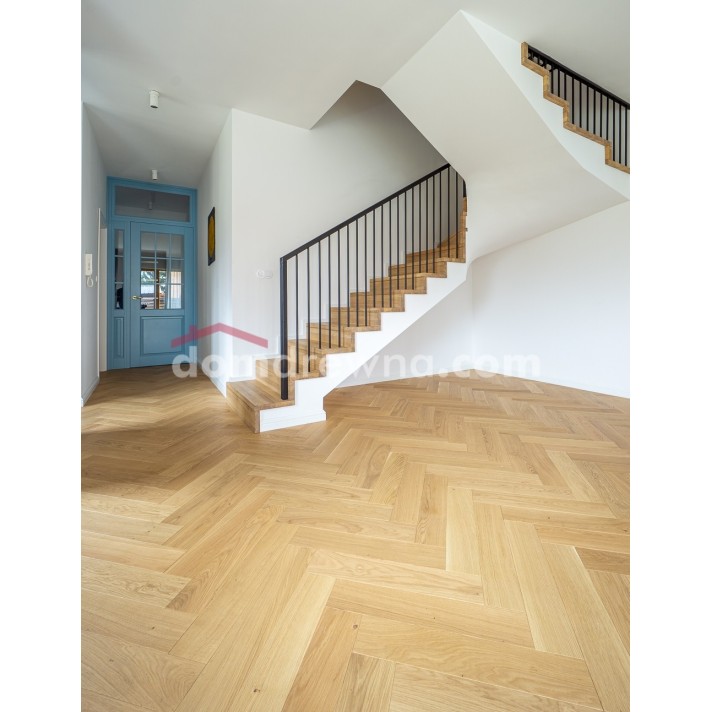 FinishParkiet - Dąb Latte Macchiato, jodełka klasyczna