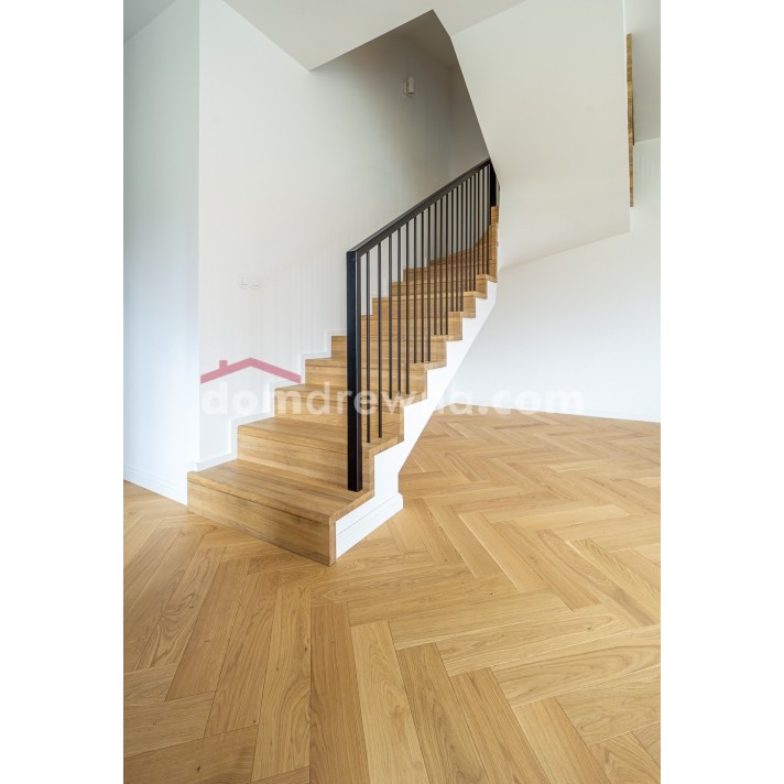 FinishParkiet - Dąb Latte Macchiato, jodełka klasyczna