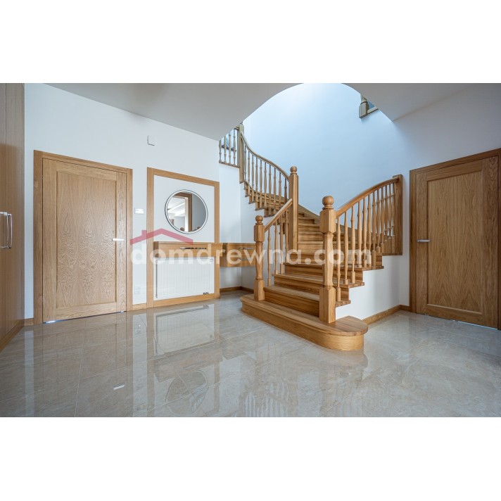 Drzwi drewniane dębowe