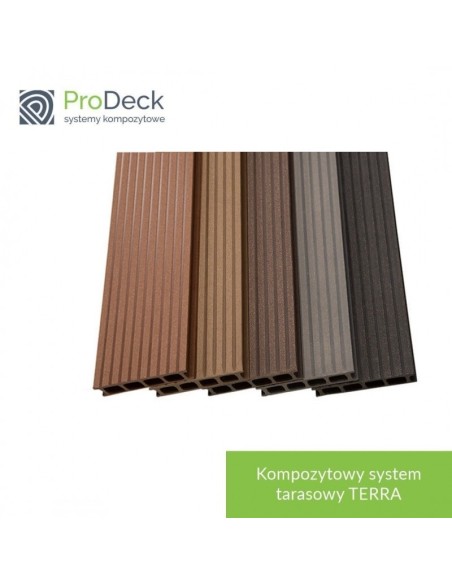 PRODECK - TERRA - KASZTAN - deska kompozytowa 400 cm