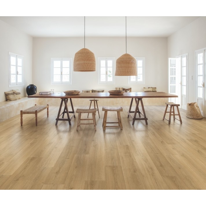 QuickStep - Dąb szczotkowany naturalny ciepły