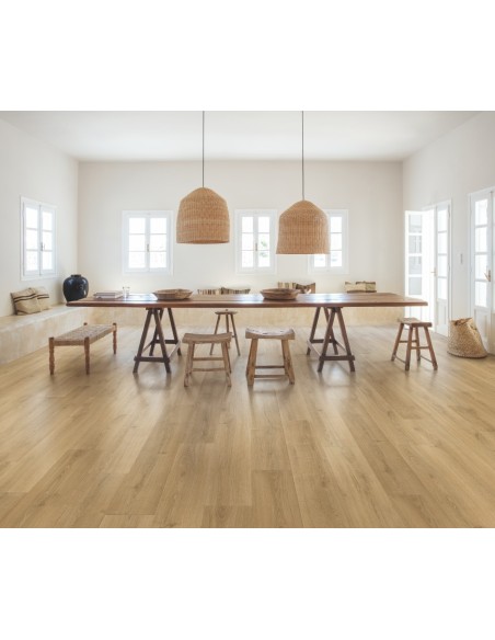 QuickStep - Dąb szczotkowany naturalny ciepły