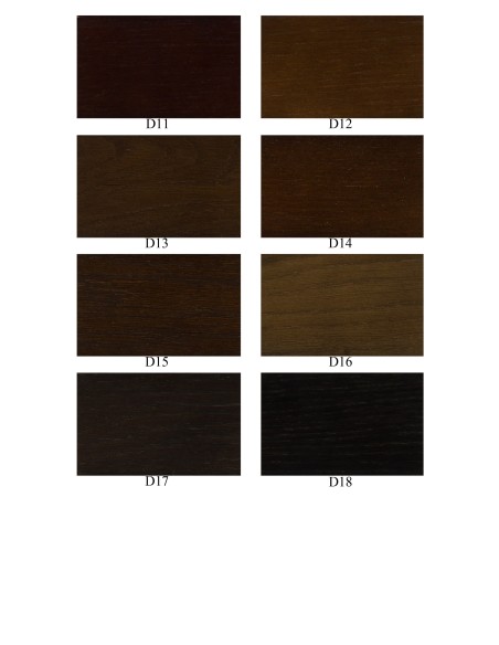 Dąb - kolory wybarwień