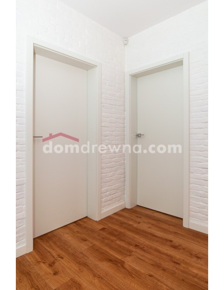 DDRZWI domdrewna.com - białe płaskie