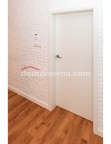 DDRZWI domdrewna.com - białe płaskie