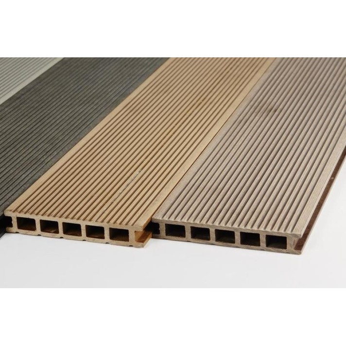 PRODECK - DEX - ANTRACYT - deska kompozytowa 400 cm cienki ryfel