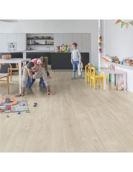 Quick Step - Dąb ze śladami cięcia piłą beżowy