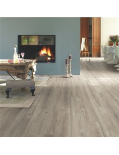 Quick Step - Dąb ze śladami cięcia piłą szary 2