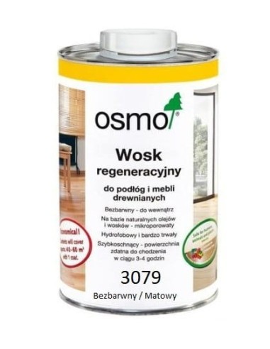 OSMO 3079  - 1 L - Wosk regeneracyjny bezbarwny matowy